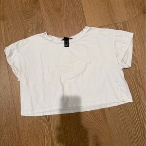 White Women's Crop Top